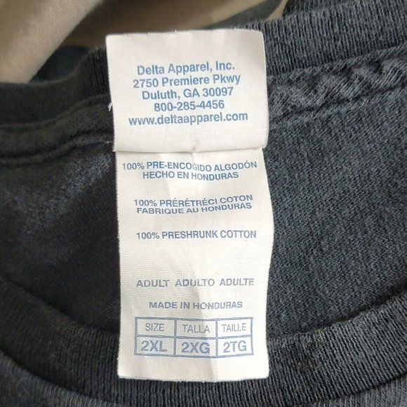 RealTree Outfitters T-Shirt Mens 2XL Black Antler Logo Short Sleeve Crewneck - Picture 8 of 9